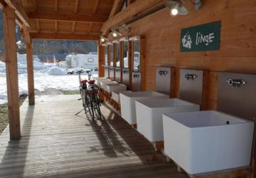 Les chalets Huttopia de Bourg-St-Maurice