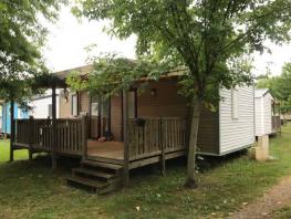 Les Cottages : Mobil-home CONFORT 33m² 3 chambres (Année 2015-2020) + terrasse couverte 11-15m² + TV