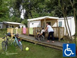 MOBIL HOME - 2 habitaciones - 1 cuarto de baño - 4/5 pers - LIFE para las personas con discapacidad - 30.50 m2 - TV (Fransat) -