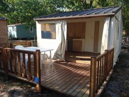 Cabane en bois + toile Standard 20m² - 2 chambres